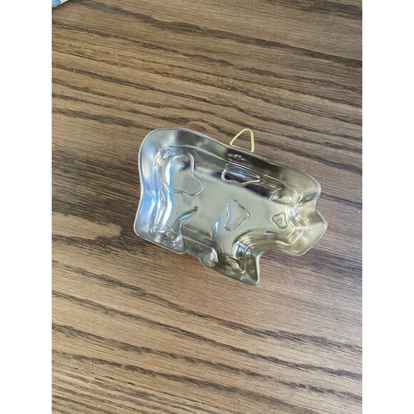 Vintage Copper Mold Small Pig Wall Hanging Jello Mold Farmhouse Copper Mold - Picture 2 of 6